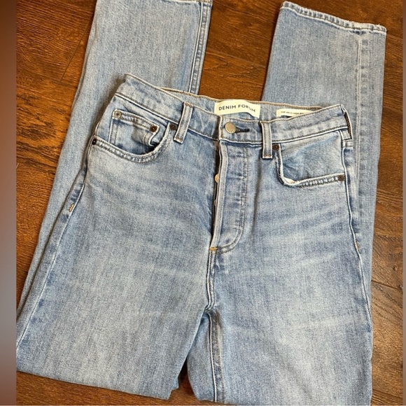 Denim Forum | The Arlo High Rise Straight Jean - Picture 2 of 5